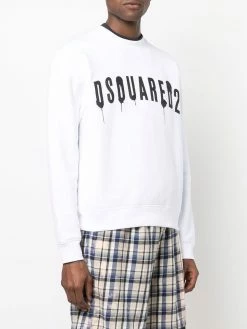 Dsquared2 Sweat à logo imprimé Promos sweats homme 9 Dsquared2 sweat à logo imprimé