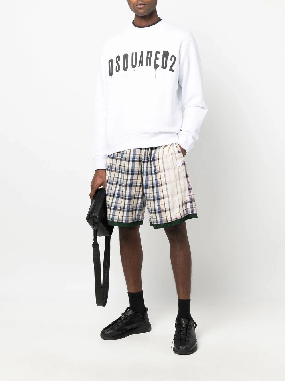 Dsquared2 Sweat à logo imprimé Promos sweats homme 4 Dsquared2 sweat à logo imprimé