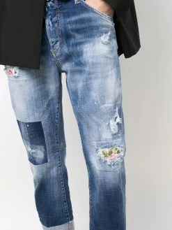 Dsquared2 Assurance De l’Authenticité Jean court à design patchwork jeans courts homme 13 Dsquared2 jean court à design patchwork