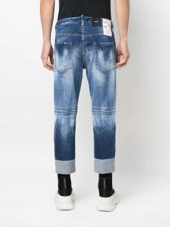Dsquared2 Assurance De l’Authenticité Jean court à design patchwork jeans courts homme 12 Dsquared2 jean court à design patchwork