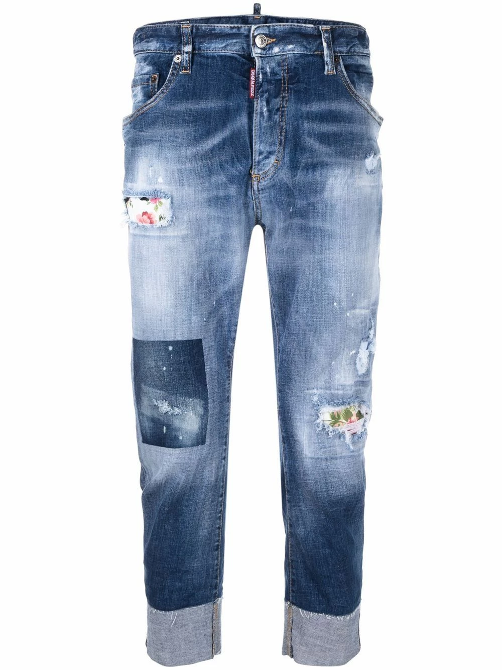 Dsquared2 Assurance De l’Authenticité Jean court à design patchwork jeans courts homme 3 Dsquared2 jean court à design patchwork