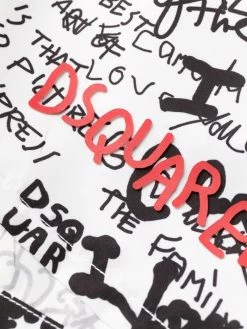 Dsquared2 short de bain à logo imprimé