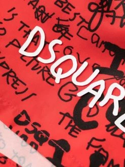 Dsquared2 short de bain à logo imprimé