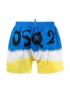 Dsquared2 short de bain à imprimé tie dye