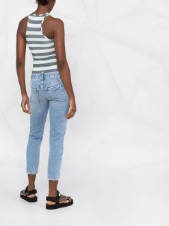 Dsquared2 Bon Rapport Coût-Efficacité Jean court à plaque logo jeans courts femme 15 Dsquared2 jean court à plaque logo