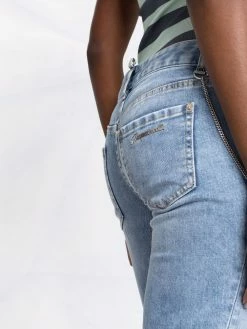 Dsquared2 Bon Rapport Coût-Efficacité Jean court à plaque logo jeans courts femme 12 Dsquared2 jean court à plaque logo