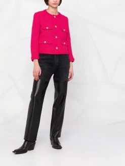 Dsquared2 veste en tweed à design sans col