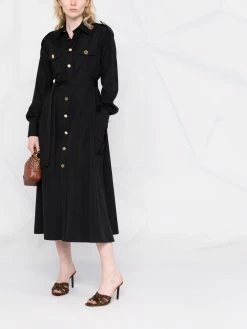 Dsquared2 robe-chemise à taille nouée