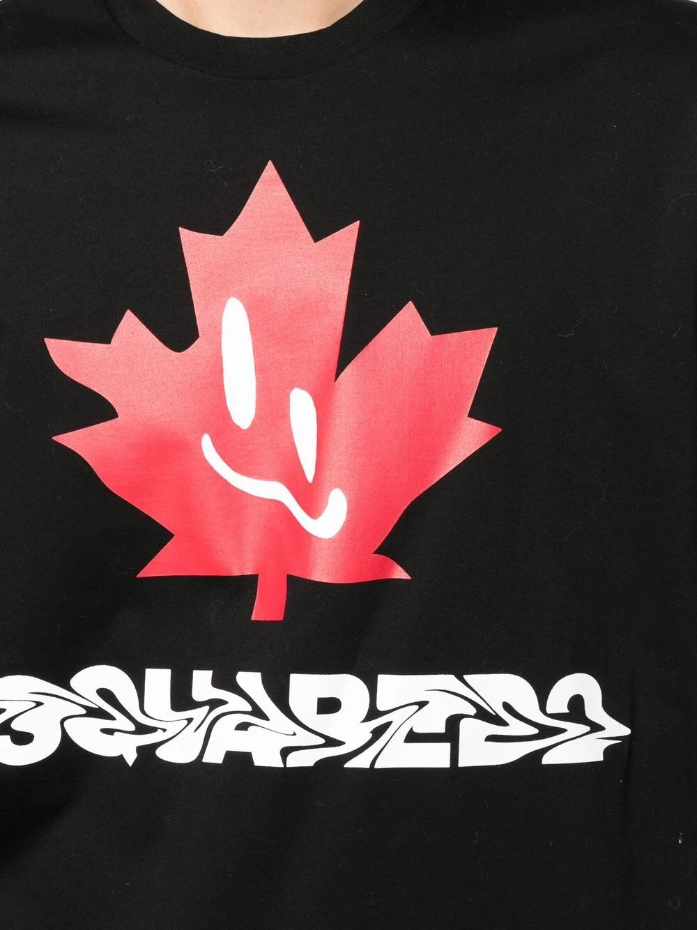 Dsquared2 Prix Allégé T shirt à logo imprimé t-shirts homme 7 Dsquared2 t-shirt à logo imprimé