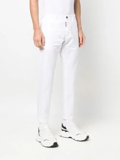 Dsquared2 pantalon droit à taille mi-haute