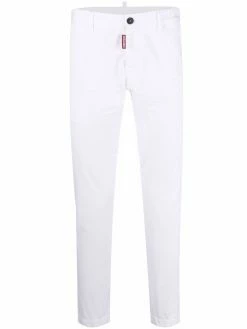 Dsquared2 pantalon droit à taille mi-haute