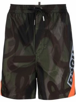 Dsquared2 shot de bain à logo imprimé