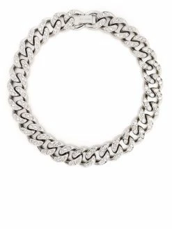 Dsquared2 collier ras-du-cou Ă ornements en cristal