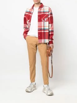 Dsquared2 pantalon droit à taille mi-haute