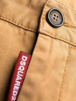 Dsquared2 pantalon droit à taille mi-haute