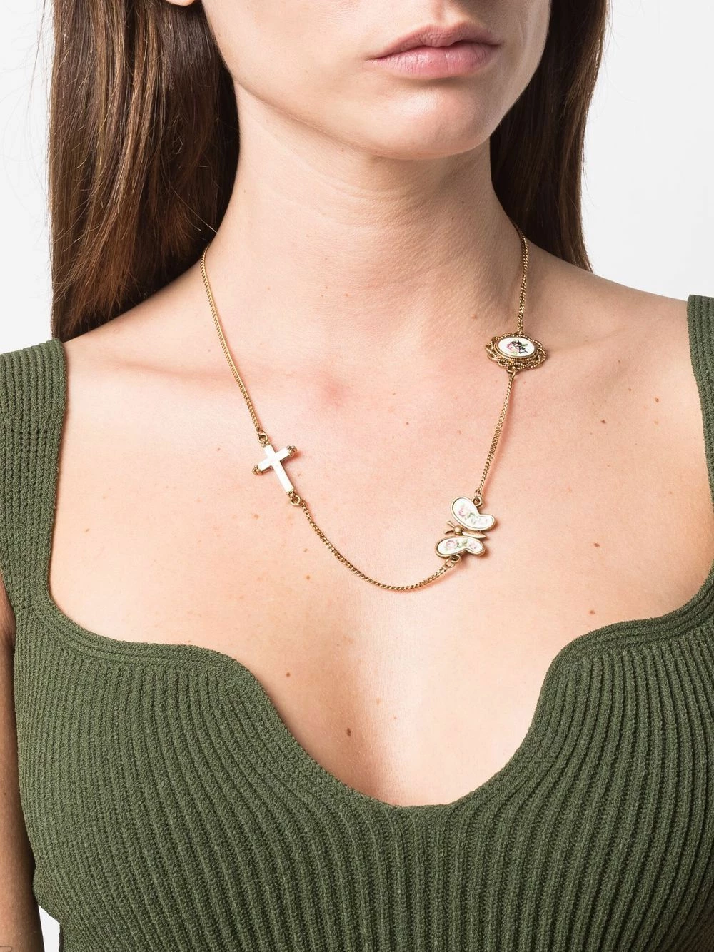 Dsquared2 Prix Exclusifs Collier à breloque cœur colliers femme 4 Dsquared2 collier à breloque cœur