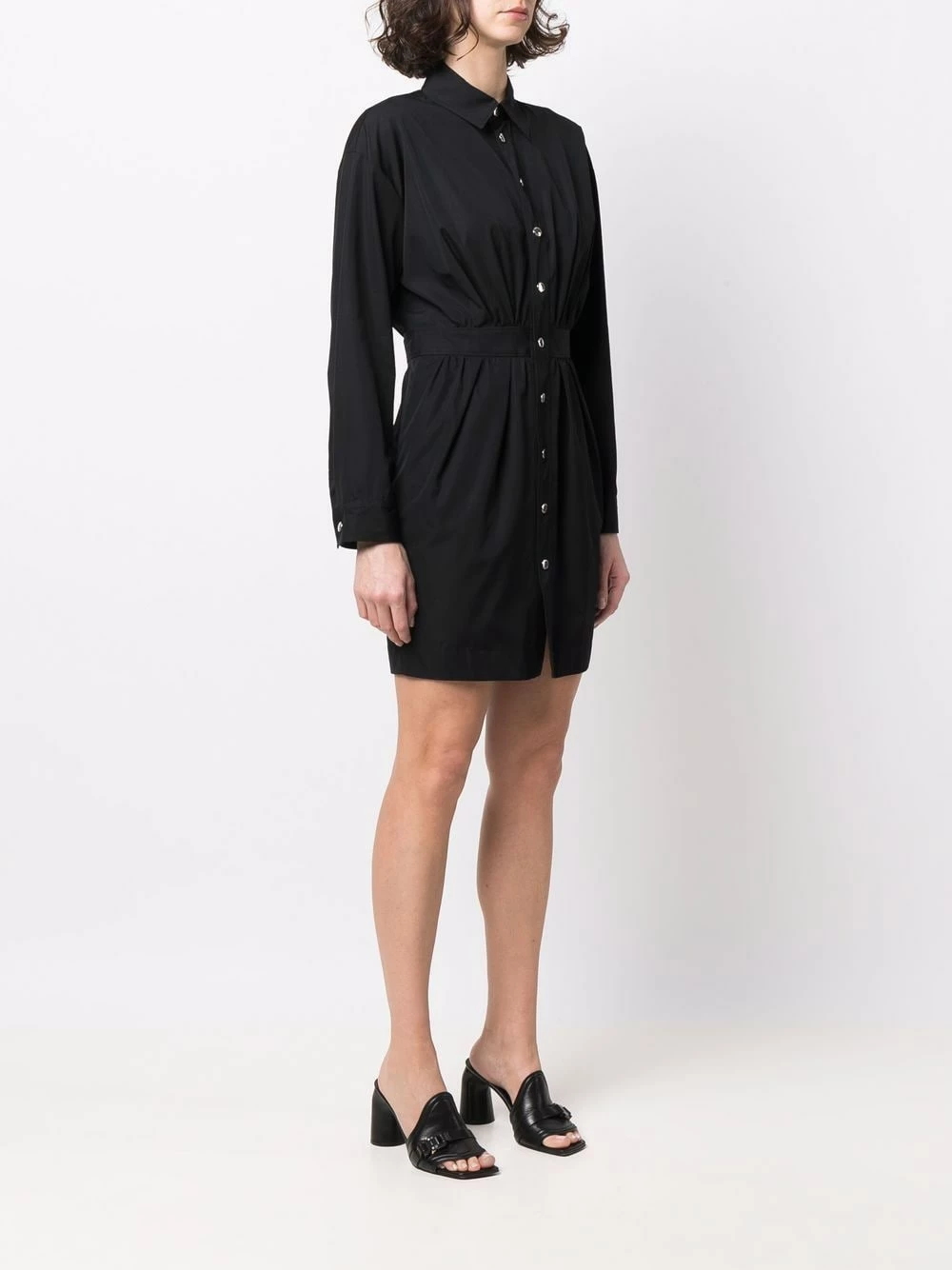 Dsquared2 Robe chemise à manches longues Prix Ourlé robes de jour femme 5 Dsquared2 robe-chemise à manches longues