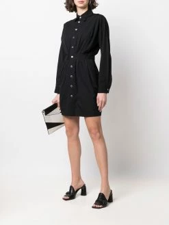 Dsquared2 robe-chemise à manches longues