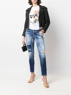 Dsquared2 jean skinny Jennifer à taille basse