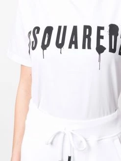 Dsquared2 Prix Bradés T shirt à logo imprimé t-shirts & jerseys femme 11 Dsquared2 t-shirt à logo imprimé