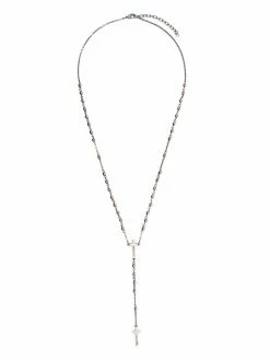 Dsquared2 collier en maille boule à pendentif croix