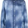 Dsquared2 chemise en jean à imprimé tie dye