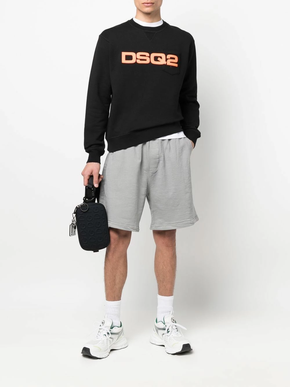 Meilleur Prix Garanti Dsquared2 Short de sport à coupe ample shorts de sport & shorts de running homme 4 Dsquared2 short de sport à coupe ample