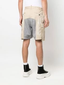 Dsquared2 short asymétrique à poches cargo