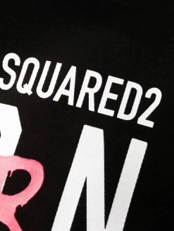 Prix Aimable Dsquared2 Robe courte à imprimé Icon robes de jour femme 14 Dsquared2 robe courte à imprimé Icon