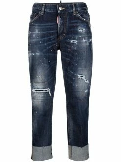 Dsquared2 jean à effet taches de peinture