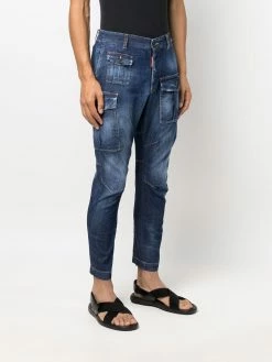 Dsquared2 jean slim à taille basse