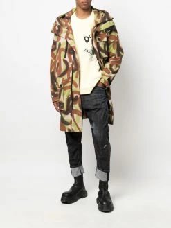 Dsquared2 parka à imprimé abstrait