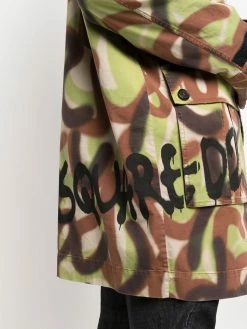 Dsquared2 Parka à imprimé abstrait Marchandise de première qualité parkas homme 13 Dsquared2 parka à imprimé abstrait