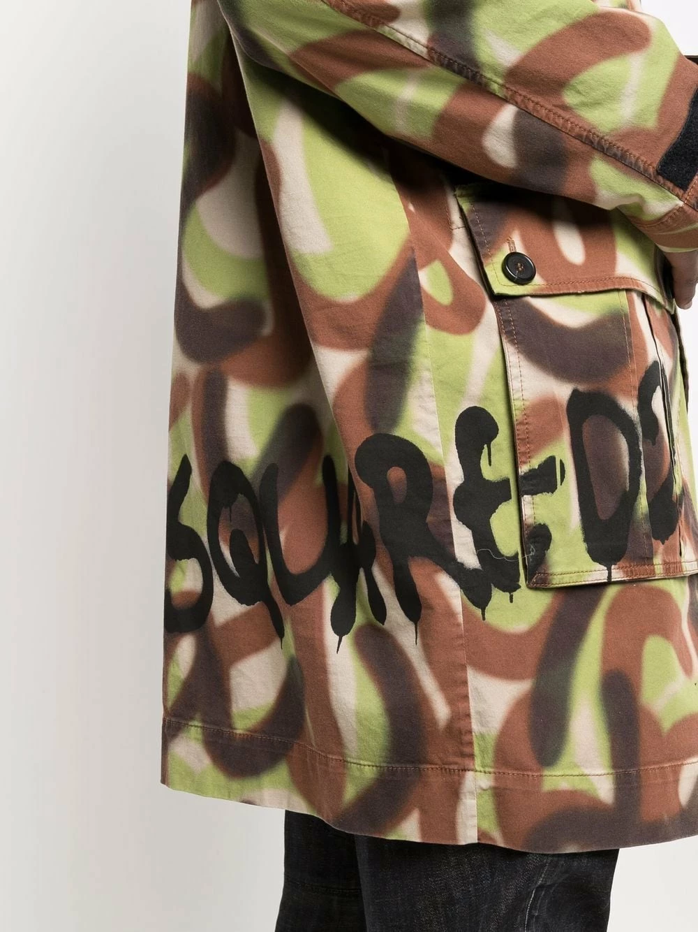 Dsquared2 Parka à imprimé abstrait Marchandise de première qualité parkas homme 7 Dsquared2 parka à imprimé abstrait