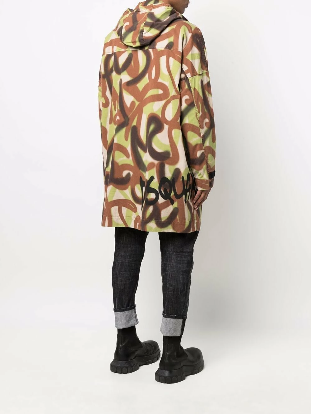 Dsquared2 Parka à imprimé abstrait Marchandise de première qualité parkas homme 6 Dsquared2 parka à imprimé abstrait